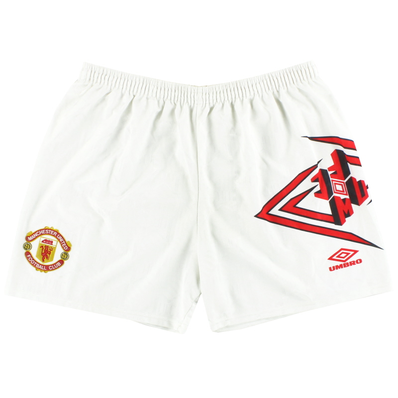 1992-94 Manchester United Umbro Home Shorts XL