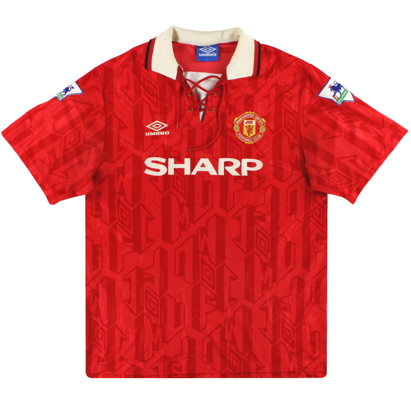 1992-94 Manchester United Umbro Home Shirt M