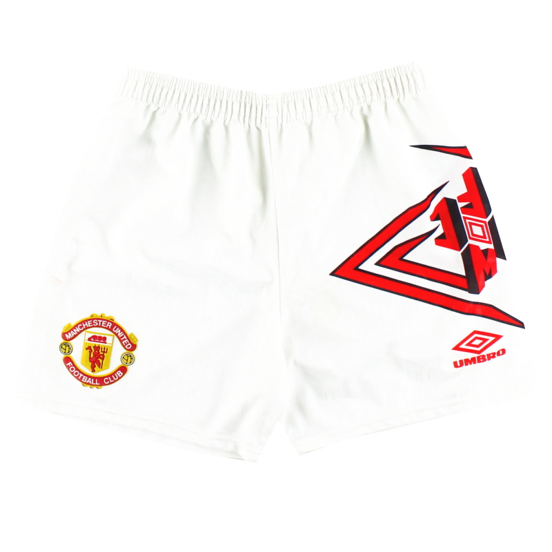 1992-94 Manchester United Umbro Home Shorts M