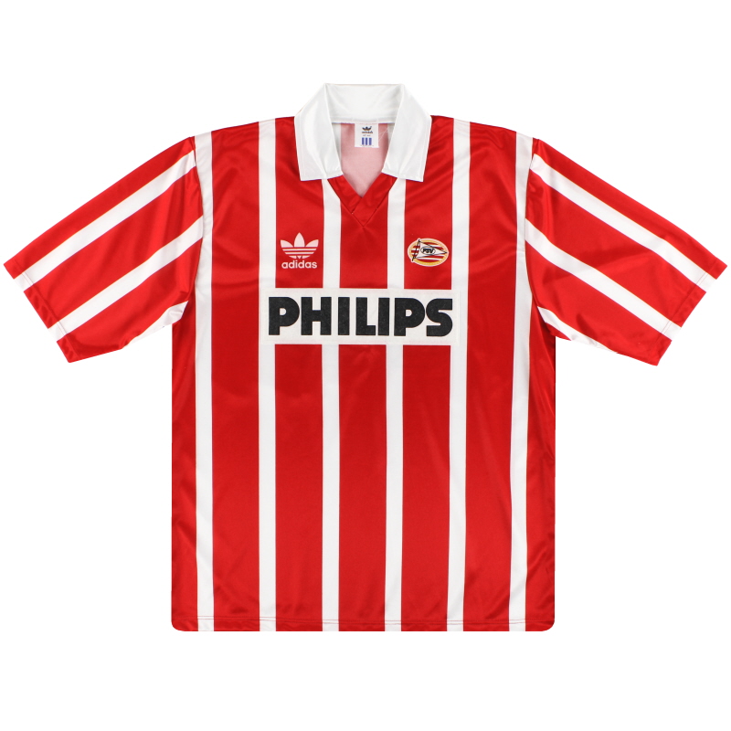 fotografía baño Presunción Camiseta adidas de local del PSV Eindhoven 1992-94 # 10 L