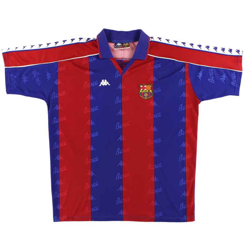 1992-95 Barcelona Kappa Home Shirt De La Pena #23 XXL
