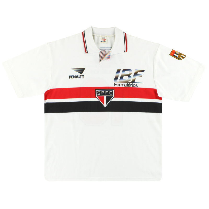 1992 Sao Paulo Penalty Home Shirt #10 (Rai) XL