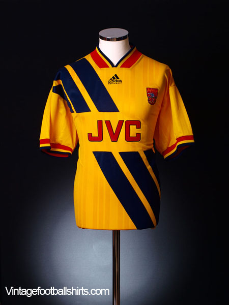 arsenal away kit 1993