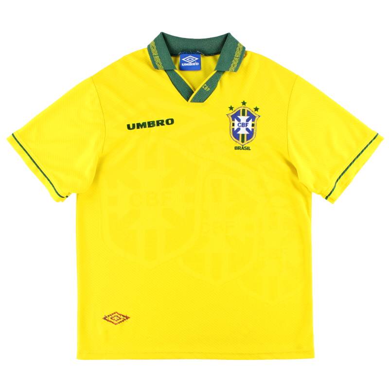 1993-94 Brasilien Umbro Heimtrikot XL