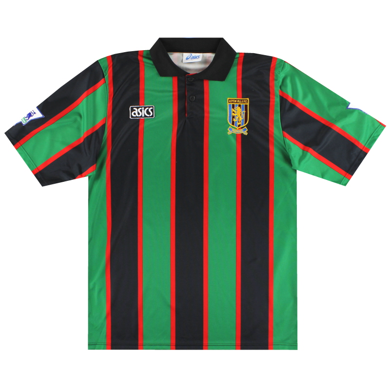 1993-95 Aston Villa Asics Player Issue Away Shirt *Mint* L