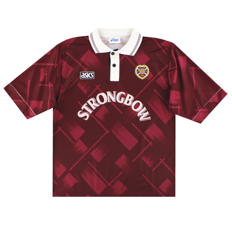 1993-95 Hearts Asics Home Shirt XL