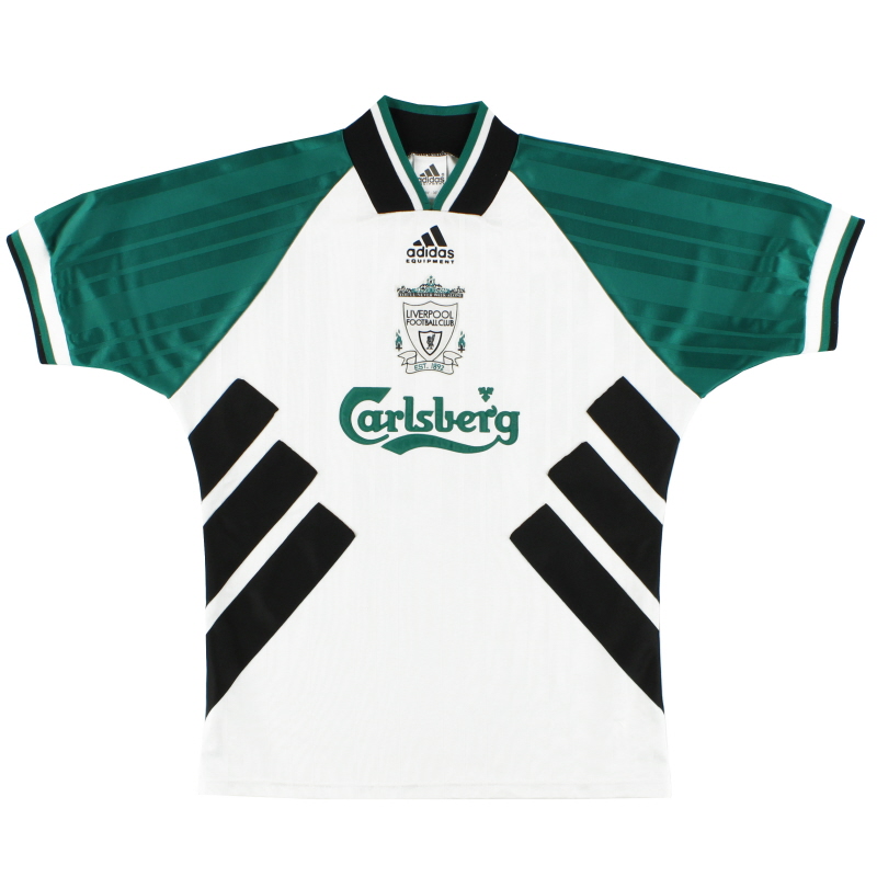 1993-95 Liverpool adidas visitante camiseta L