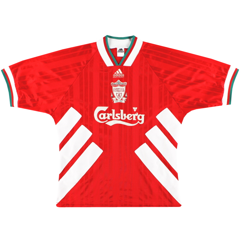 1993-95 Liverpool adidas thuisshirt S