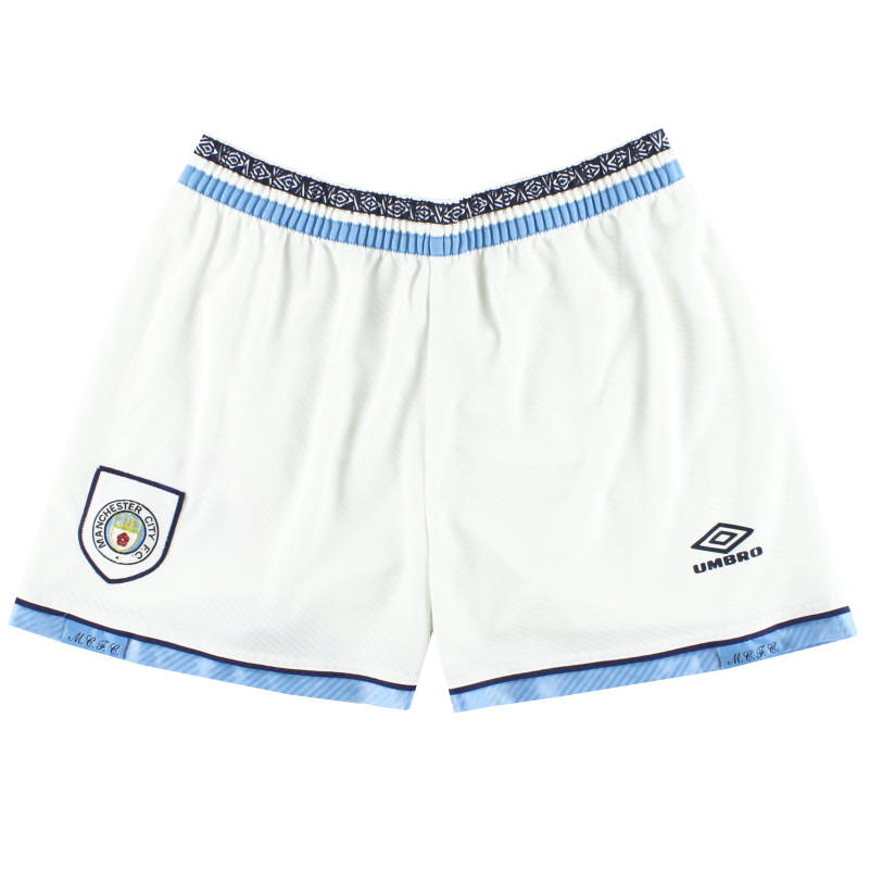 1993-95 Manchester City Umbro Home Shorts L