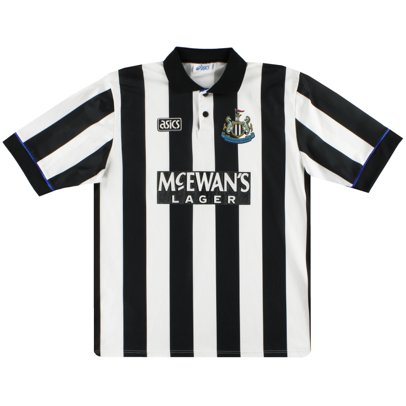Football Shirts - Newcastle United, Asics home 'McEwans Larger
