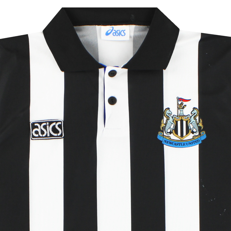 1993-1995 Newcastle United Asics Home Shirt, Classic Football Shirts, Vintage Football Shirts, Rare Soccer Shirts, Worldwide Delivery, 90's  Football Shirts