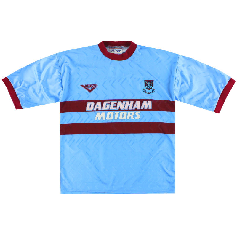 1993-95 West Ham Pony Away Shirt S