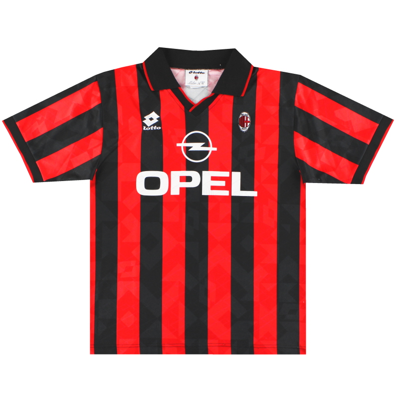 1994-95 AC Milan Lotto Player Issue Home Shirt #18 L