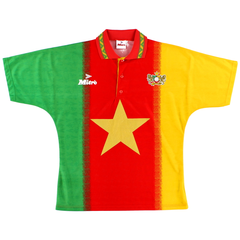 1994-95 Cameroon Mitre Home Shirt L