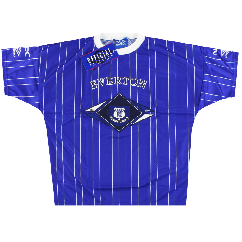 Maglia da allenamento Everton Umbro 1994-95 *con etichette* M - 754305