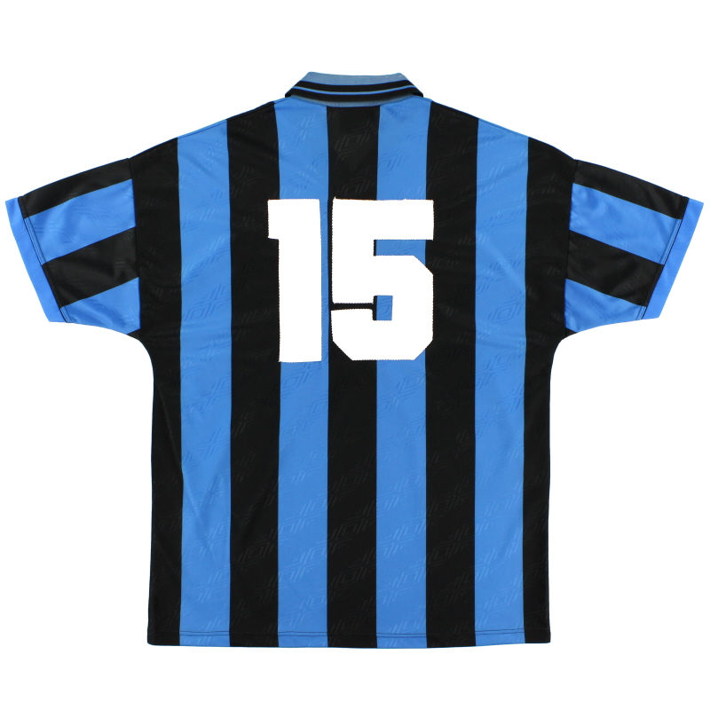 1994-95 Inter Milan Match Issue Home Shirt #15 XL