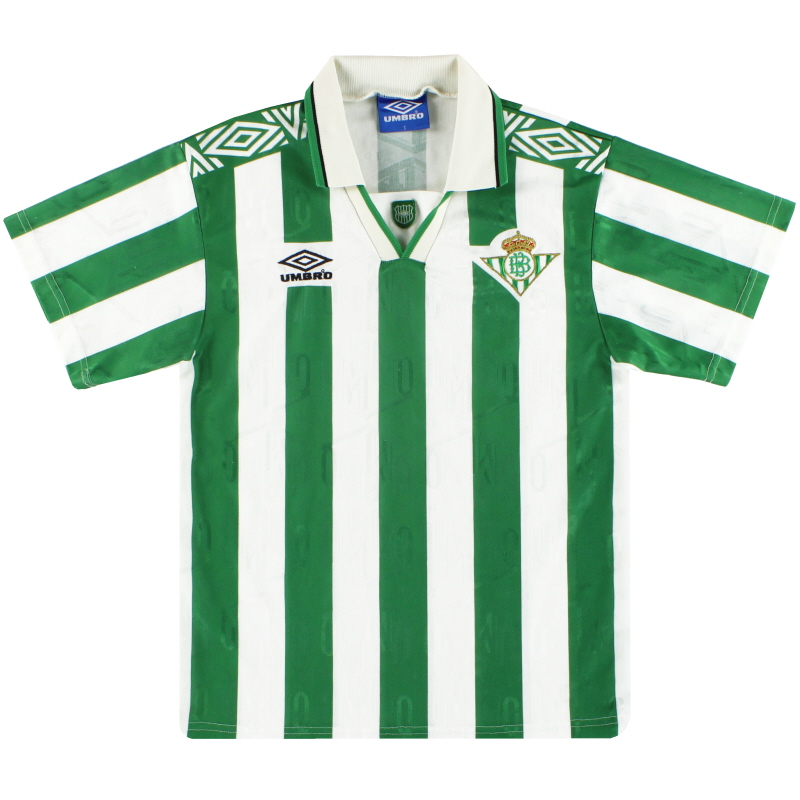 1994-95 Real Betis Umbro Home Shirt S
