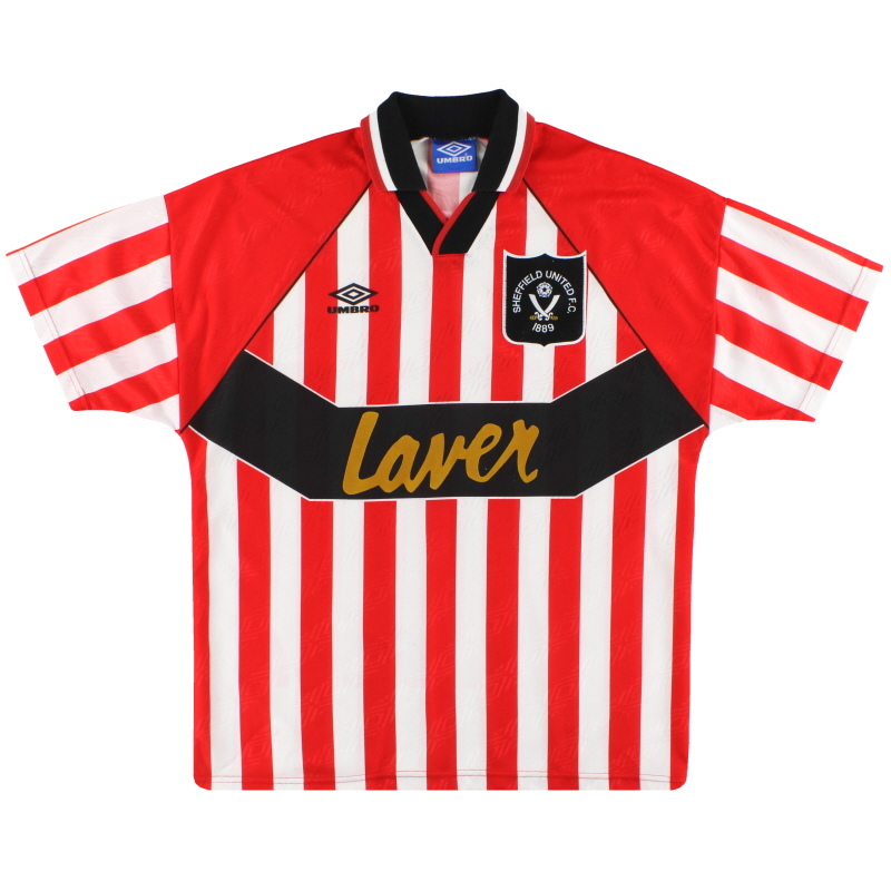 1994-95 Sheffield United Umbro Home Shirt *Mint* L