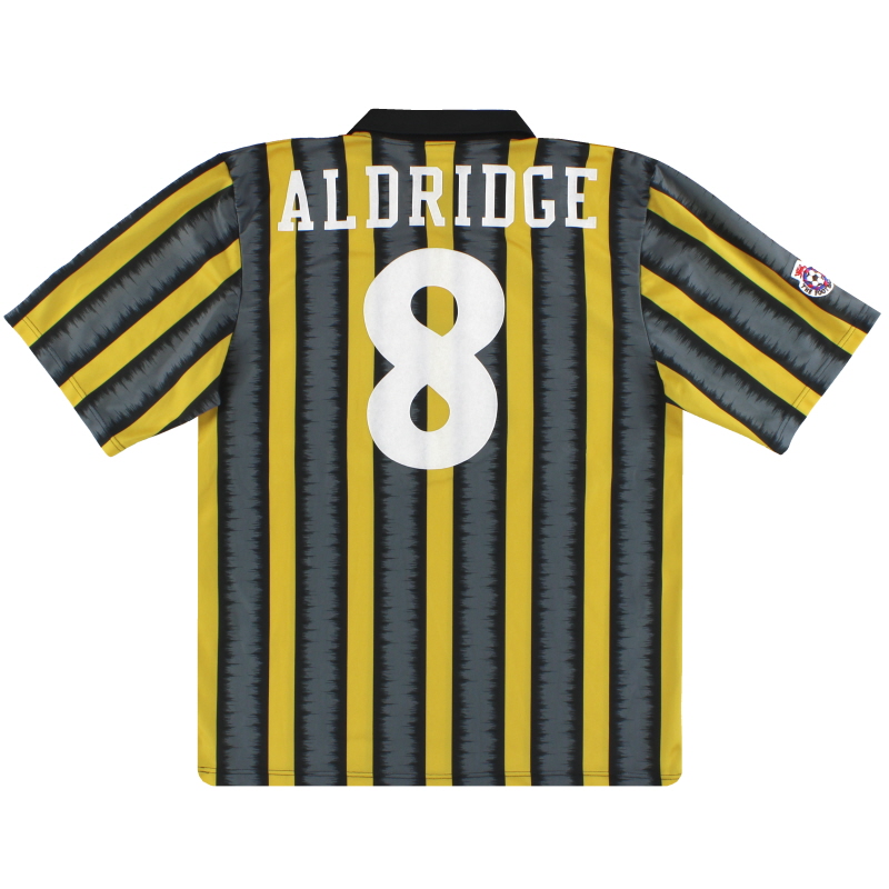 1994-95 Tranmere Rovers Third Shirt Aldridge #8 M