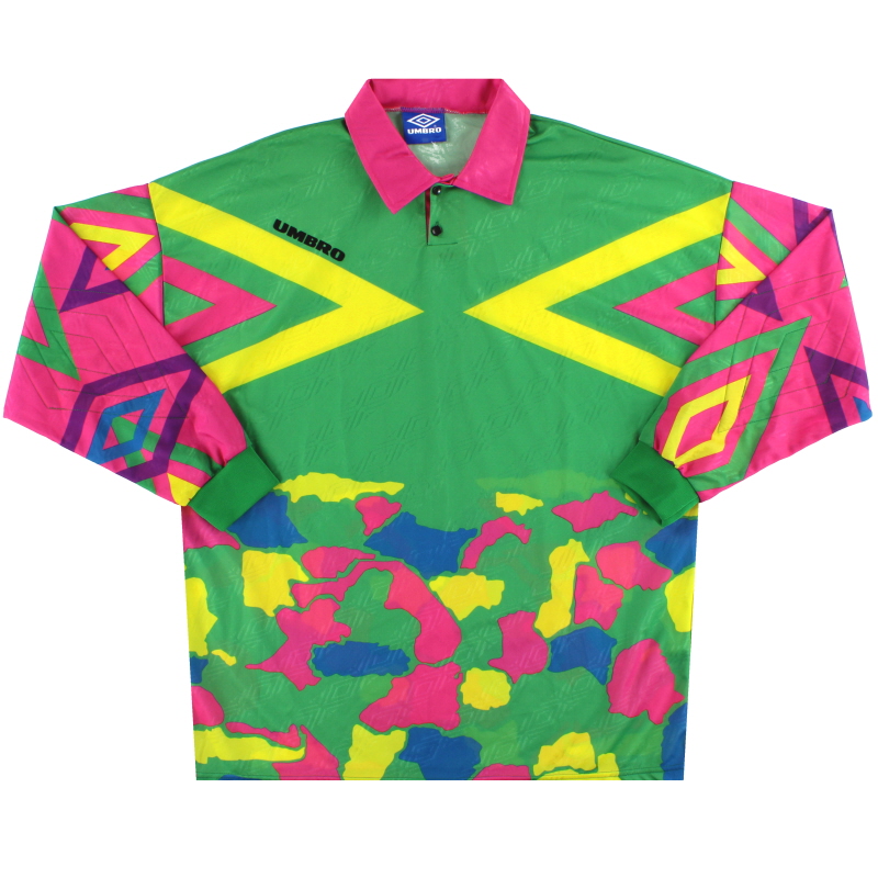 1994-95 Umbro Keepersshirt met sjabloon *Als nieuw* L