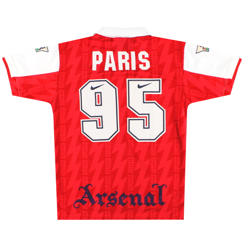 1994-96 Arsenal Nike Home Shirt Paris #95 M