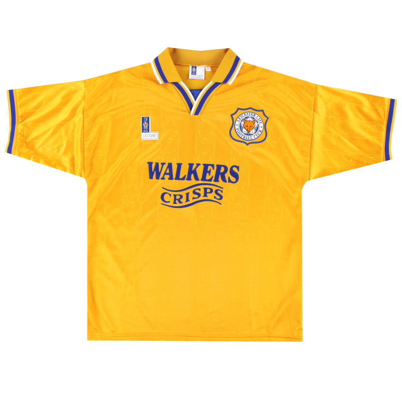 1994-96 Leicester Fox Leisure Away Shirt *As New* L
