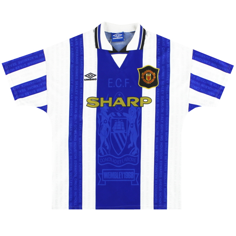 1994-96 Manchester United Umbro Kaos Ketiga L.