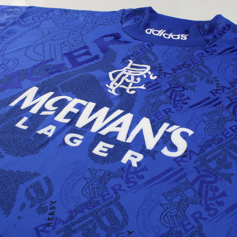 1996-97 Rangers adidas Home Shirt L 014186