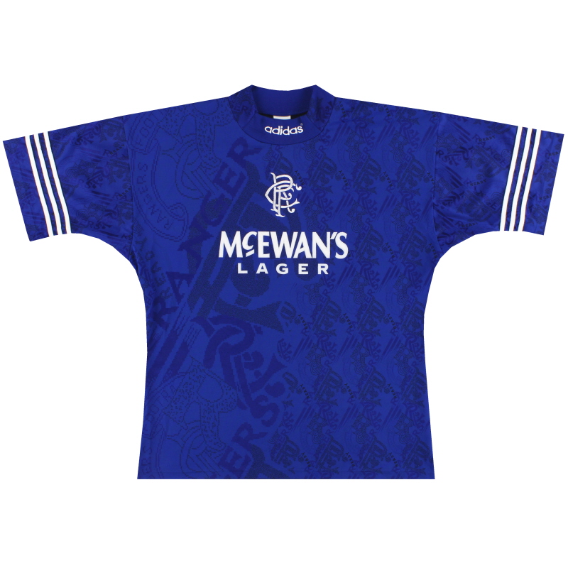 1994-96 Rangers adidas Home Shirt *As New* XL