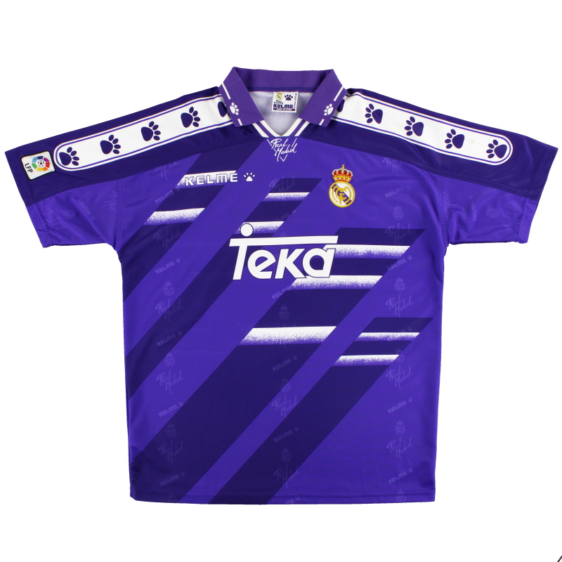KELME Camiseta Real Madrid Kelme 1996-1997 Shirt Trikot Maillot Maglia 