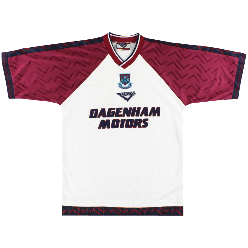 1994-96 West Ham Pony Third Shirt *Mint* M