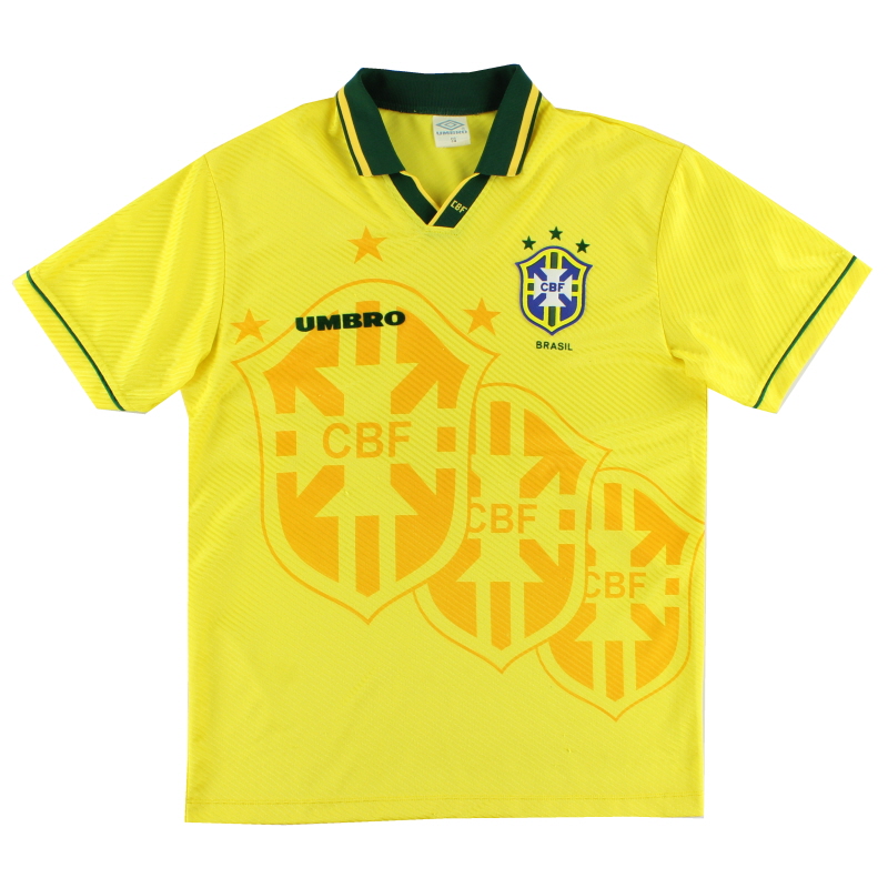 BRASIL FRANCE Coupe De Monde 94 T-shirt Yellow XL