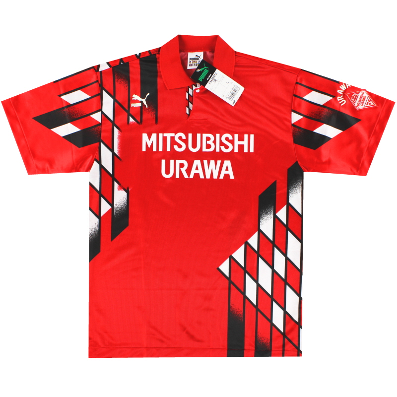 1994 Urawa Red Diamonds Puma Cup Heimtrikot *mit Etiketten* L - PXA629TR