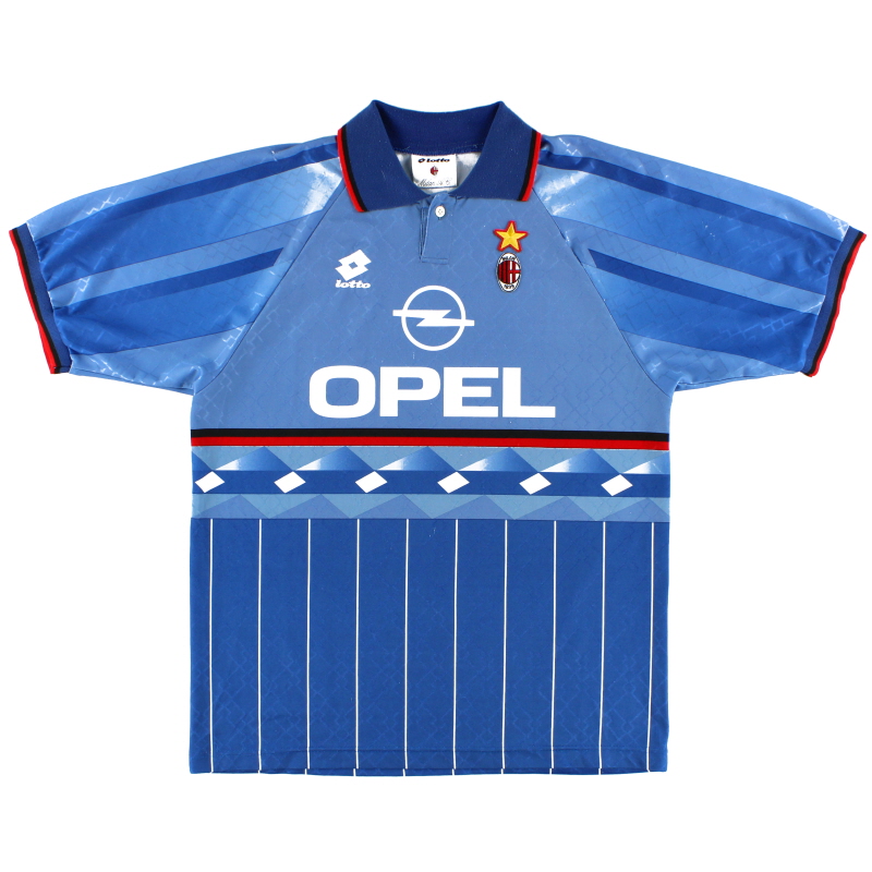 1995-96 AC Milan Lotto Fourth Shirt *Mint* L