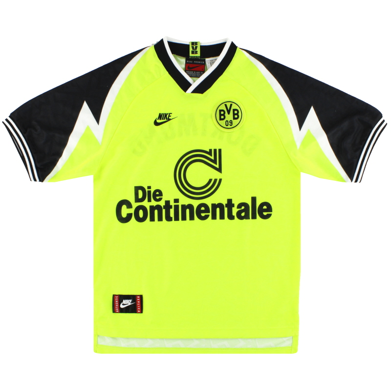 1995-96 Borussia Dortmund Nike Maillot Domicile L