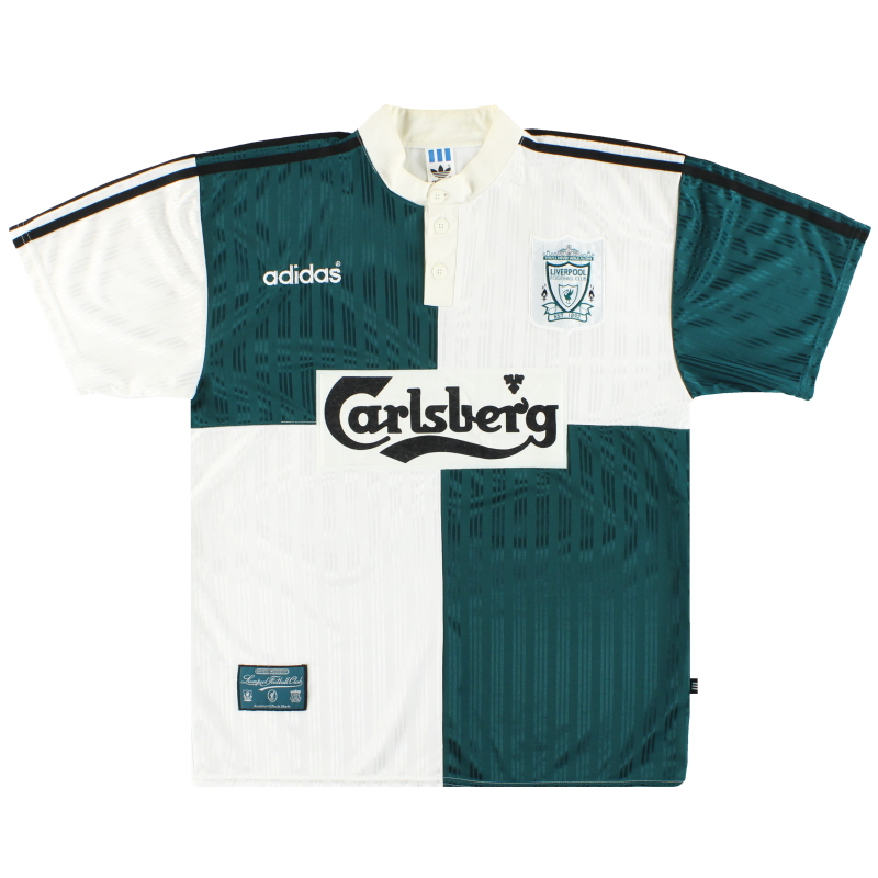 1995-96 Liverpool adidas Away Shirt L - 093767