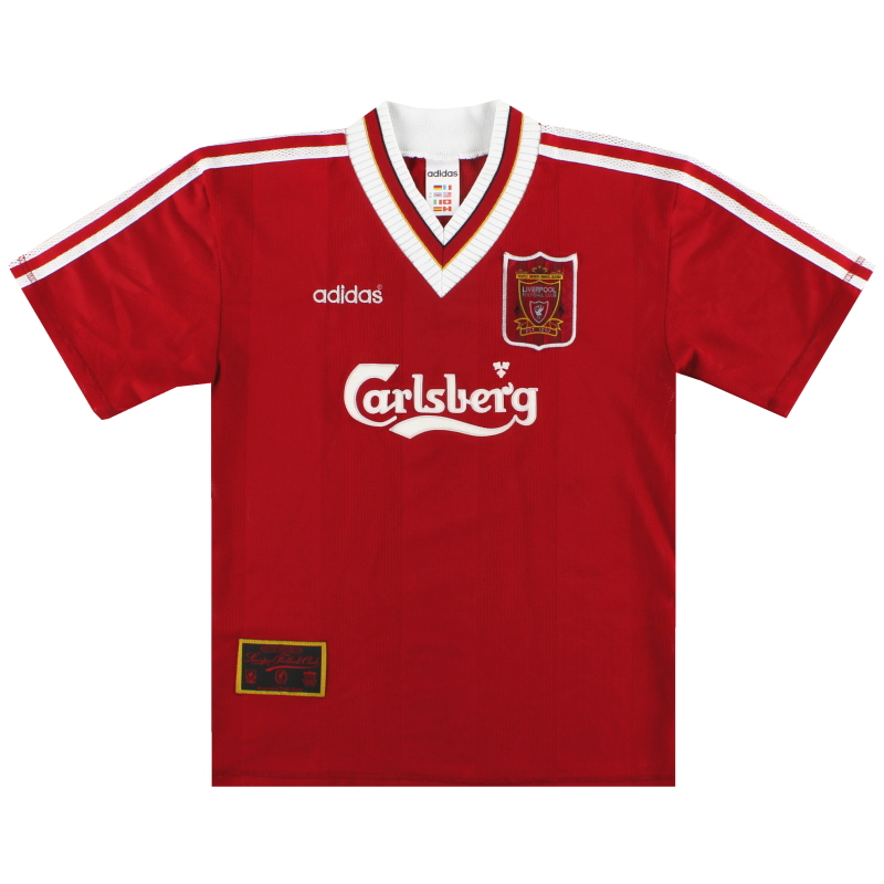 1995-96 Liverpool adidas Home Maglia SS