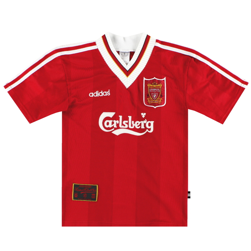 1995-96 Camiseta adidas de local del Liverpool XXS para niños