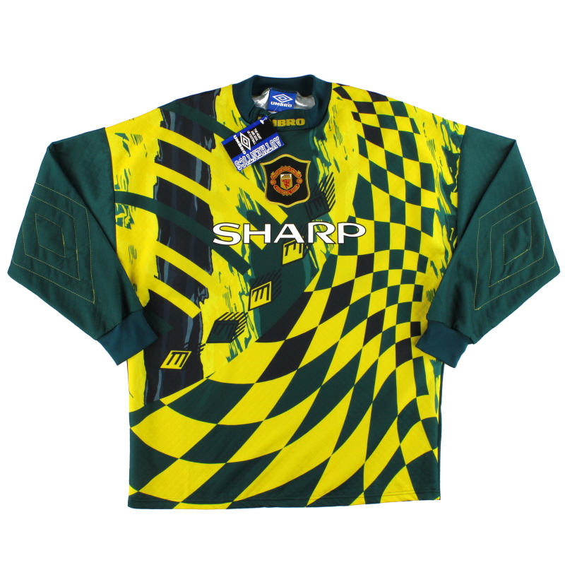 1995-96 Manchester United Umbro Goalkeeper Shirt *w/tags* XL