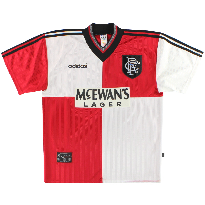 1995-96 Rangers adidas Away Shirt L