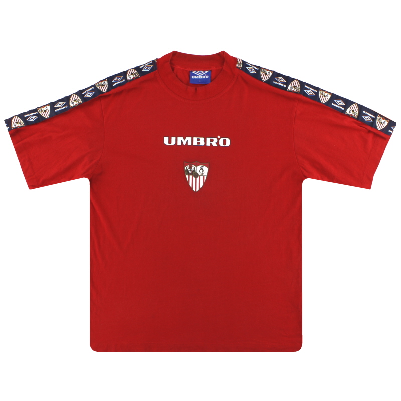 1995-96 Sevilla Umbro Training Shirt S