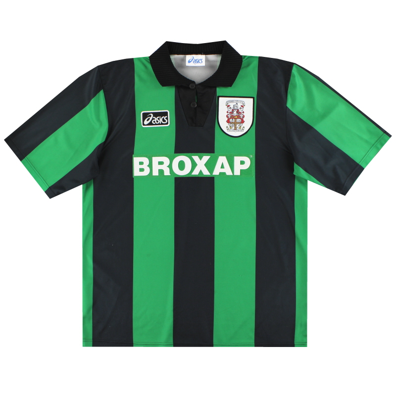 Camiseta XL de la segunda equipación del Stoke City Asics 1995-96