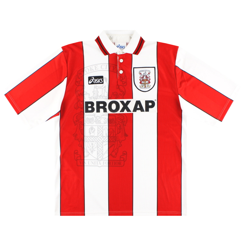 1995-96 Stoke City Asics thuisshirt XL