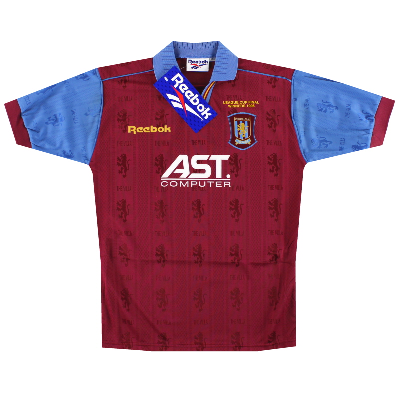 1995-97 Aston Villa Reebok ’Cup Winners’ Home Shirt *w/tags* Y