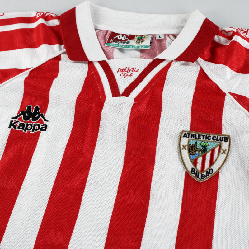 Camiseta de local del Athletic de Bilbao 1995-97 * con etiquetas * L