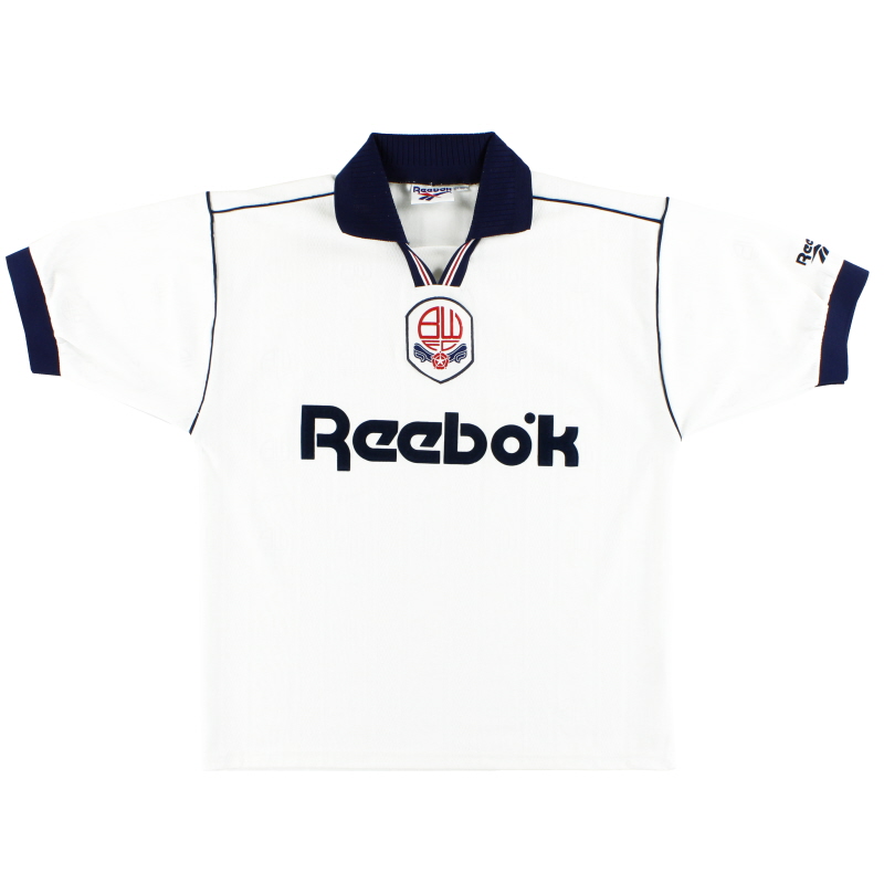 1995-97 Bolton Reebok Home Shirt L