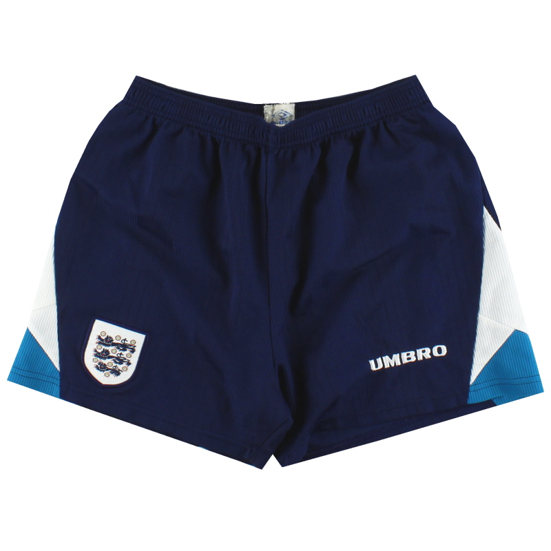1995-97 England Umbro Home Shorts Y