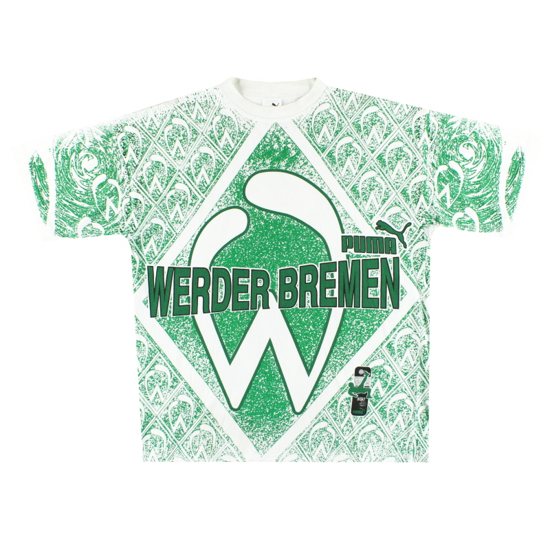 1995-97 Werder Brema Puma Graphic Tee S