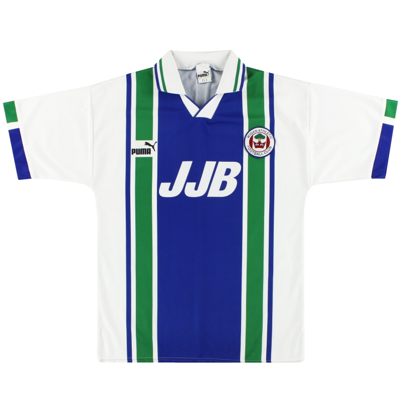 1995-98 Maillot Domicile Wigan Puma XL