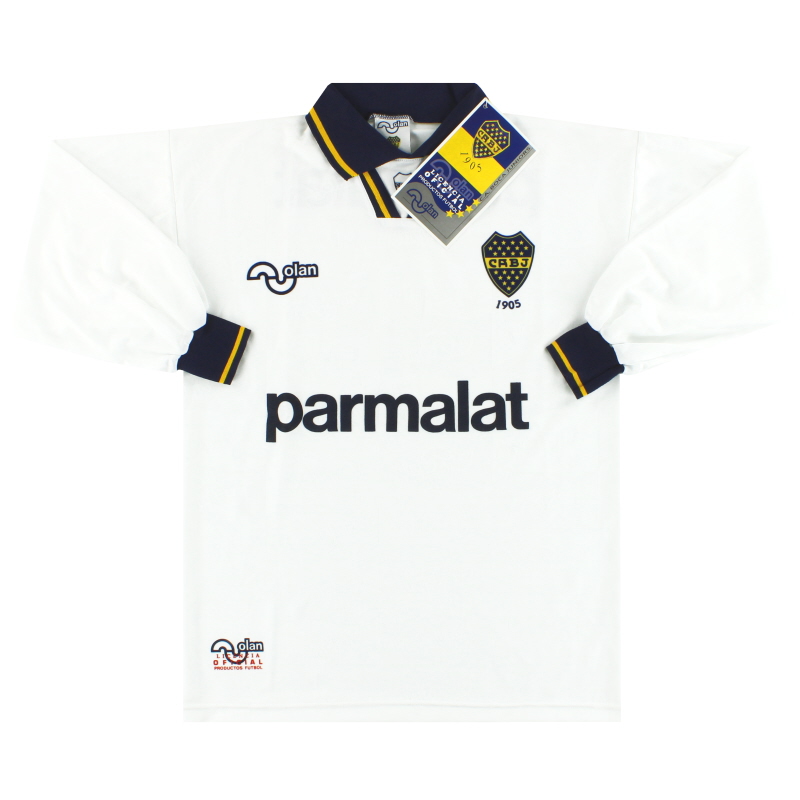 1995 Boca Juniors '90th Anniversary' 어웨이 셔츠 *w/tags* L/SS